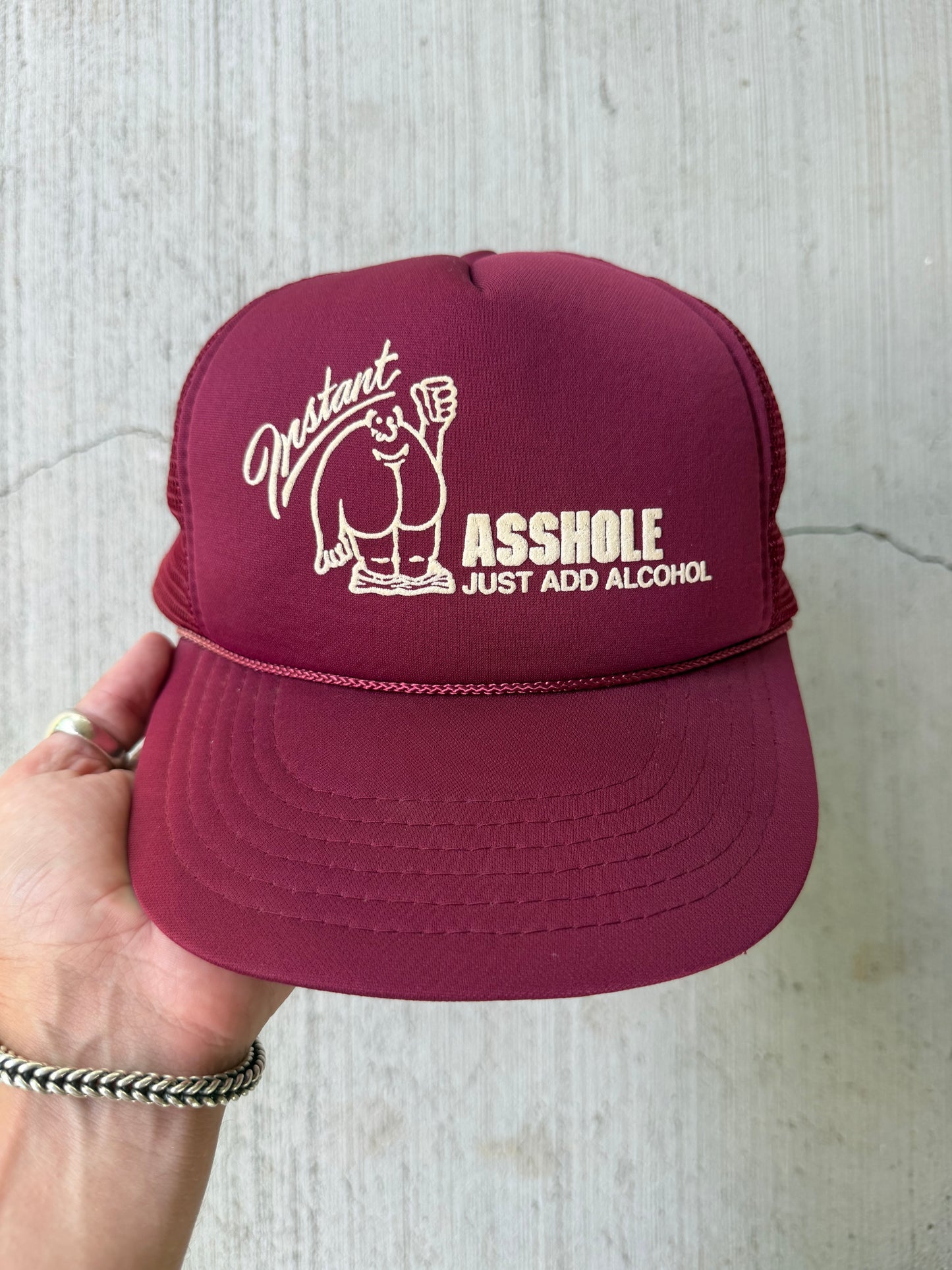 Vintage 90s Instant A**hole Trucker Hat