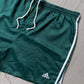 Vintage 90s Green Adidas Soccer Shorts