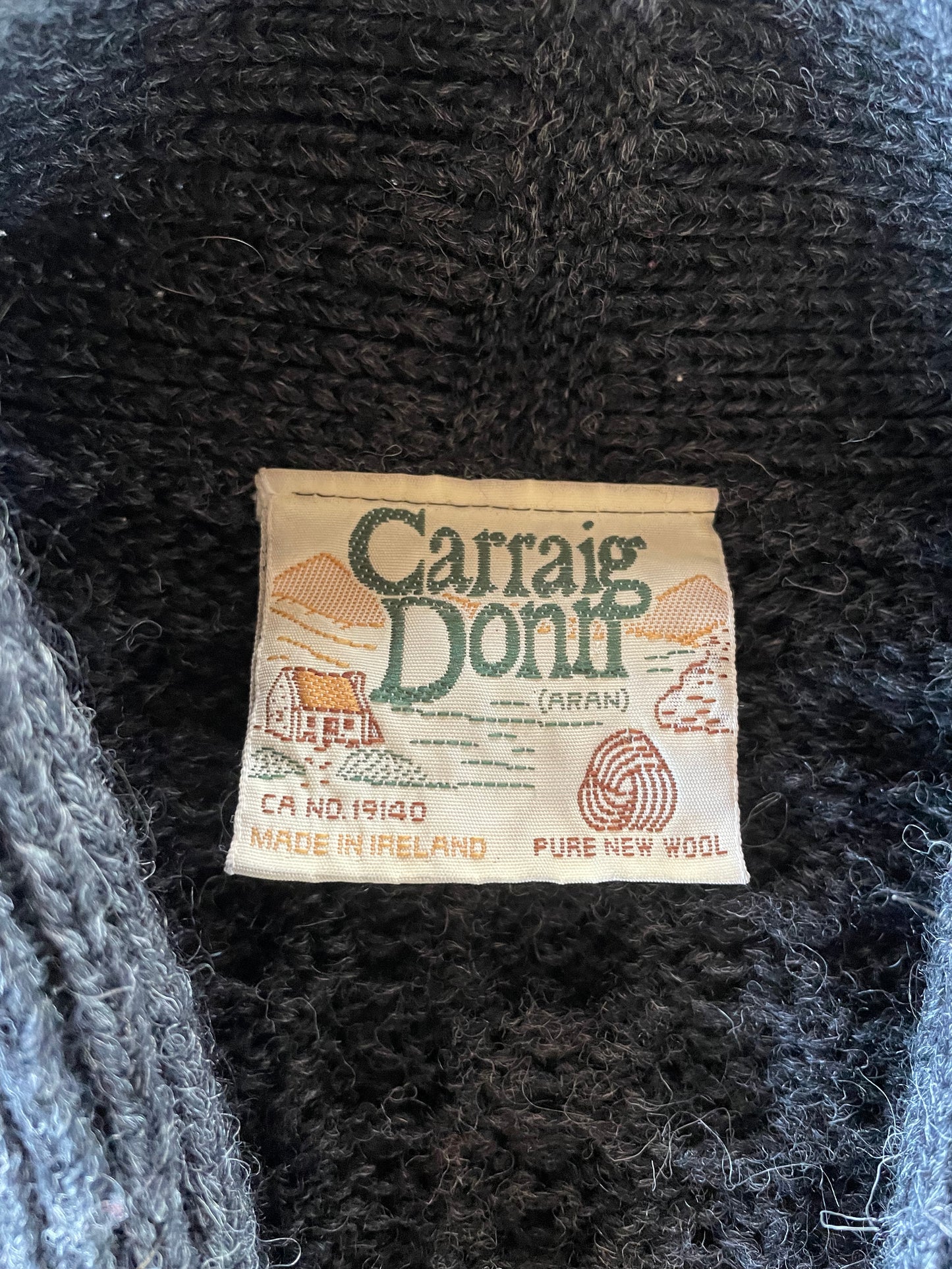 Vintage Carraig Donn Wool Cardigan