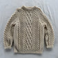 Vintage 80s Blarney Wool Cable-Knit Sweater