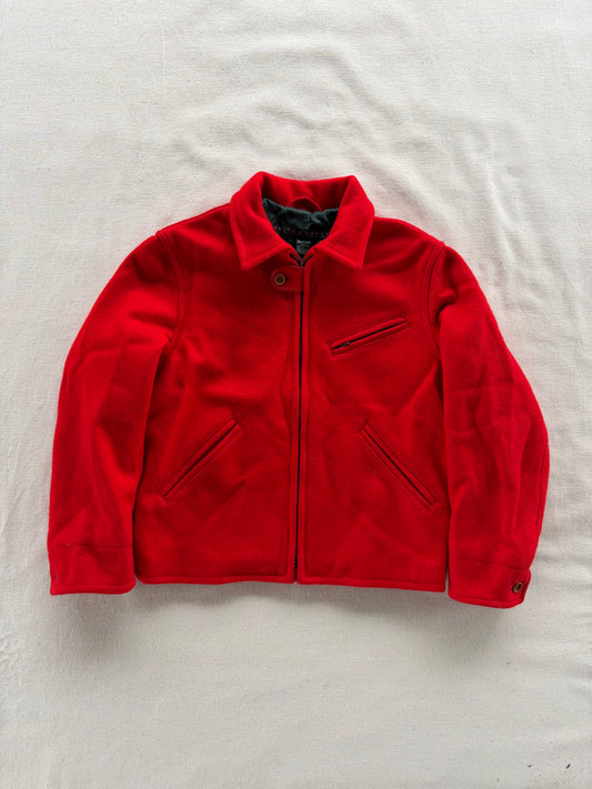 Vintage 80s Smith & Hawken Wool Bomber Jacket