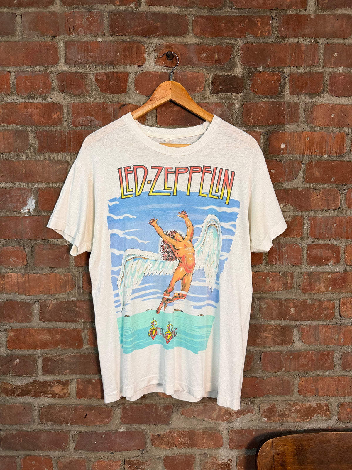 Vintage 1980s Led Zeppelin Swan Song Tee