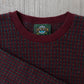 Vintage 1980s Jantzen Burgundy Wool Sweater