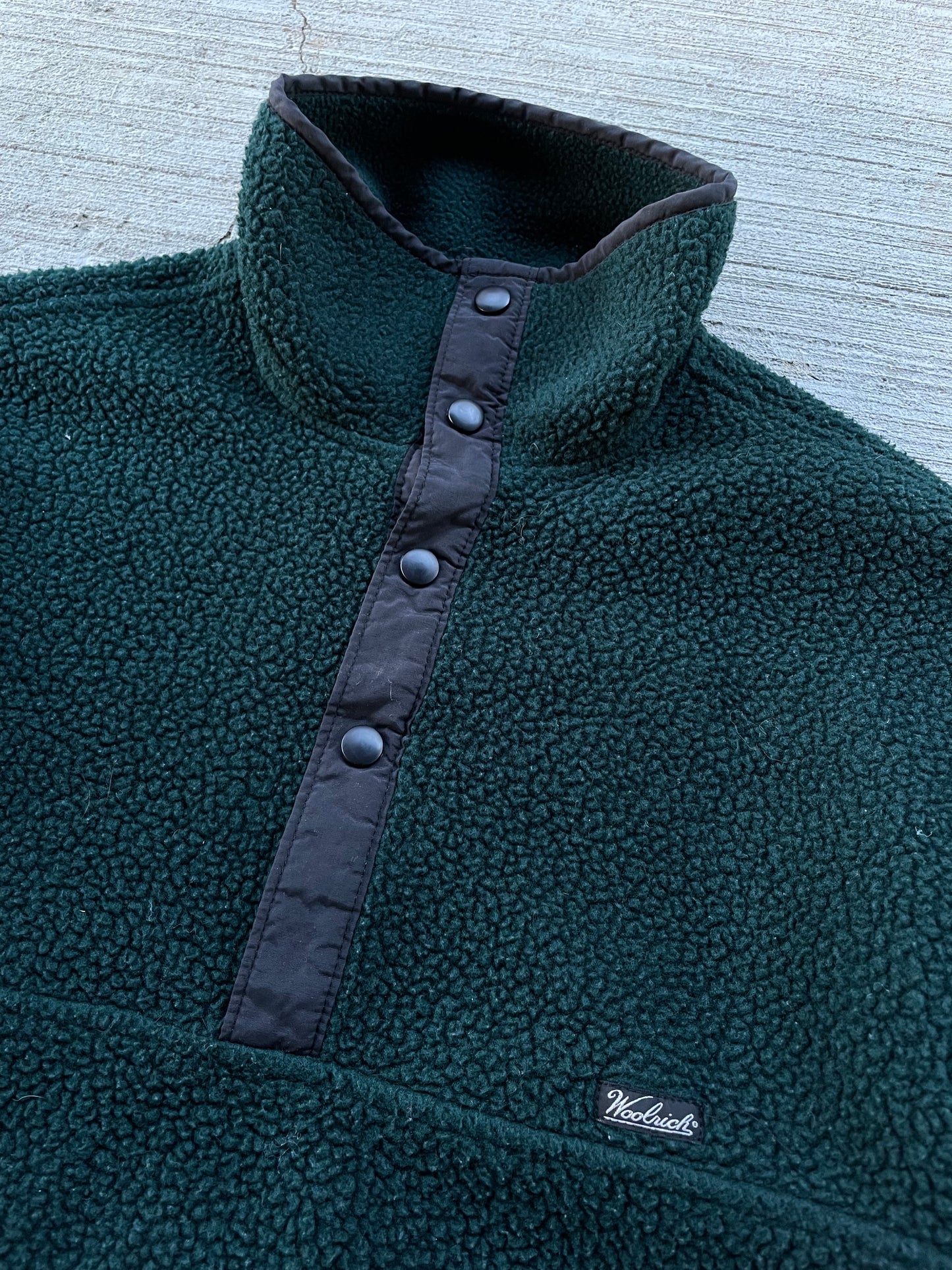 2000s Woolrich Button Snap Fleece