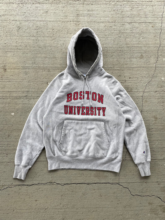 Boston University Champion Reverse Weave Hoodie