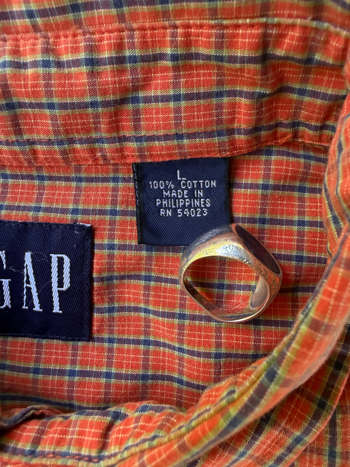 Vintage 2000s GAP Checkered Button Up