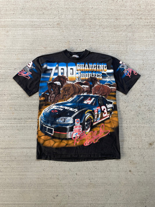 90s Dale Earnhardt 700 Horses AOP Tee