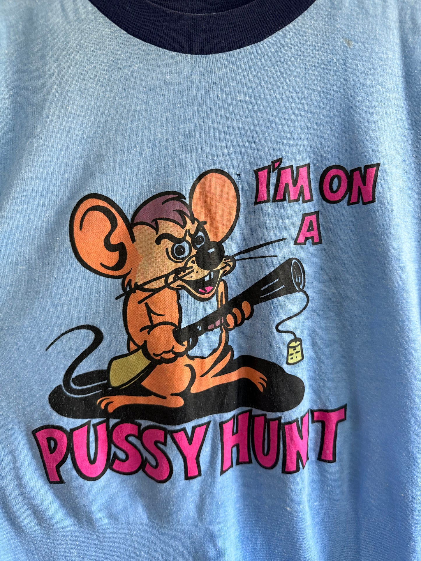 Vintage 70s ‘Pussy Hunt’ The Sound Machine Tee