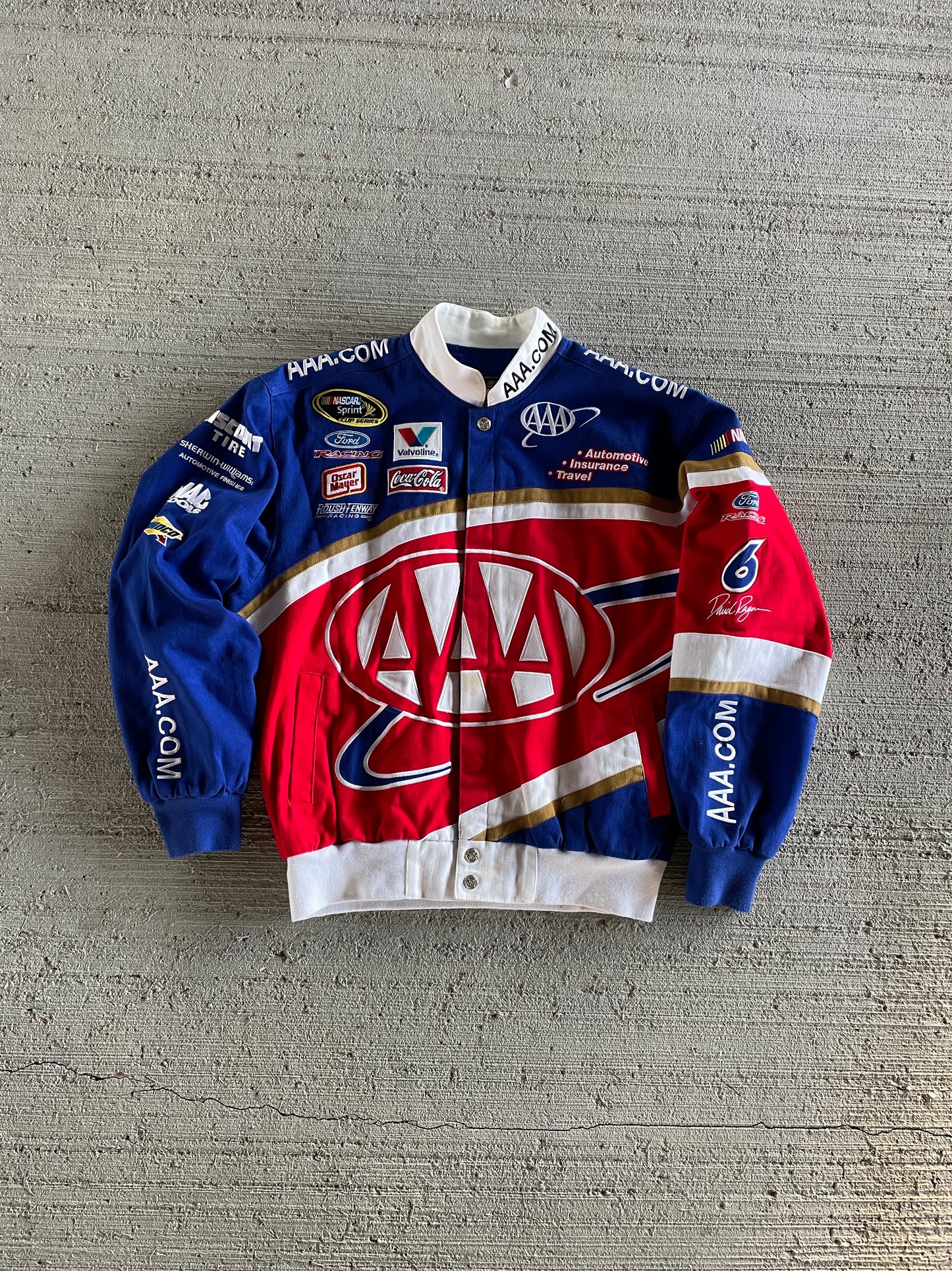 Y2K Nascar AAA #6 David Ragan Racing Jacket