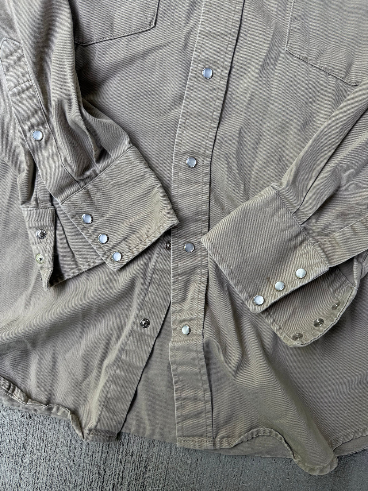 Vintage 1990s Drysdales Pearl Snap Button Up