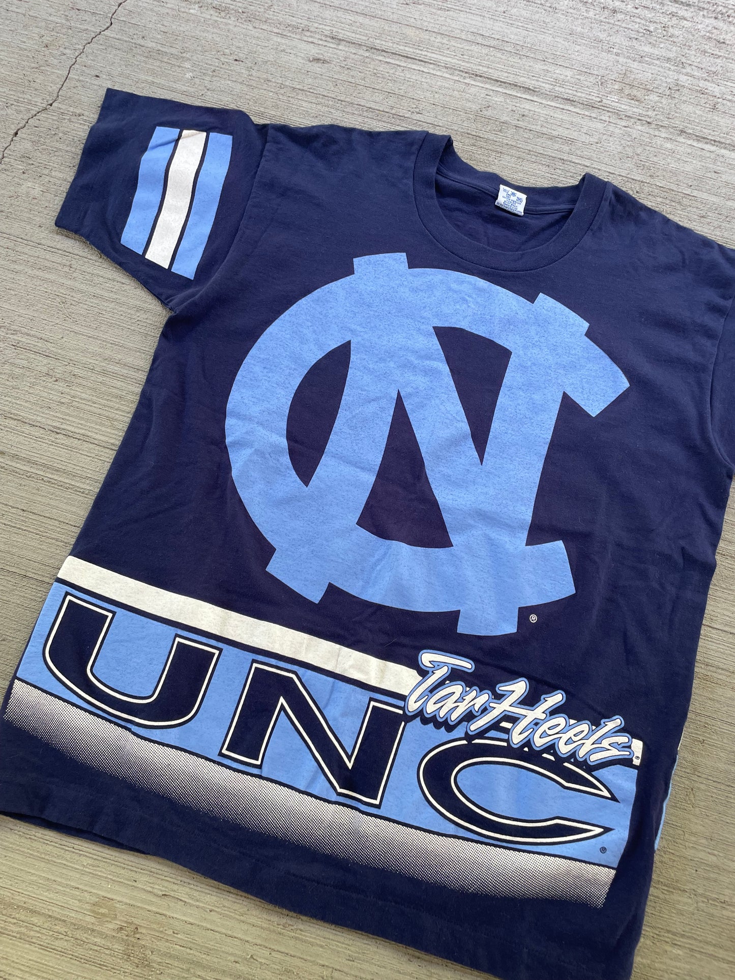 Vintage 1990s UNC Tar Heels AOP Tee