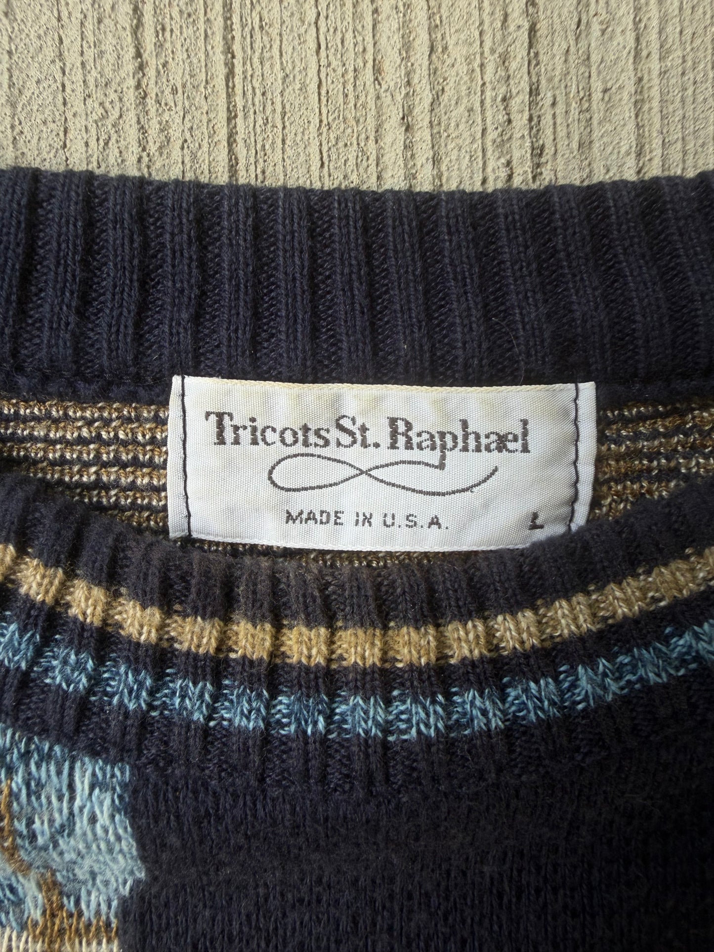 Vintage 90s Tricots St. Raphael Golf Sweater