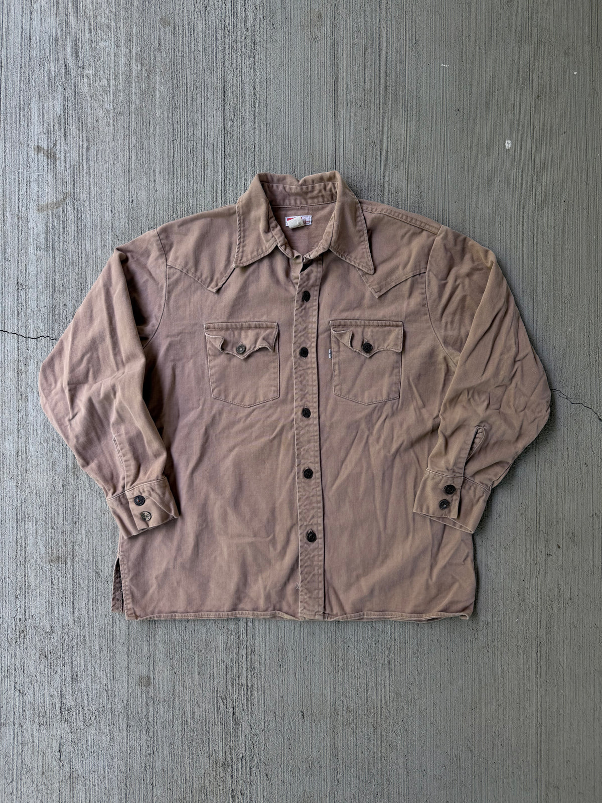 Vintage 1970s Levi’s White Tab Western Button Up