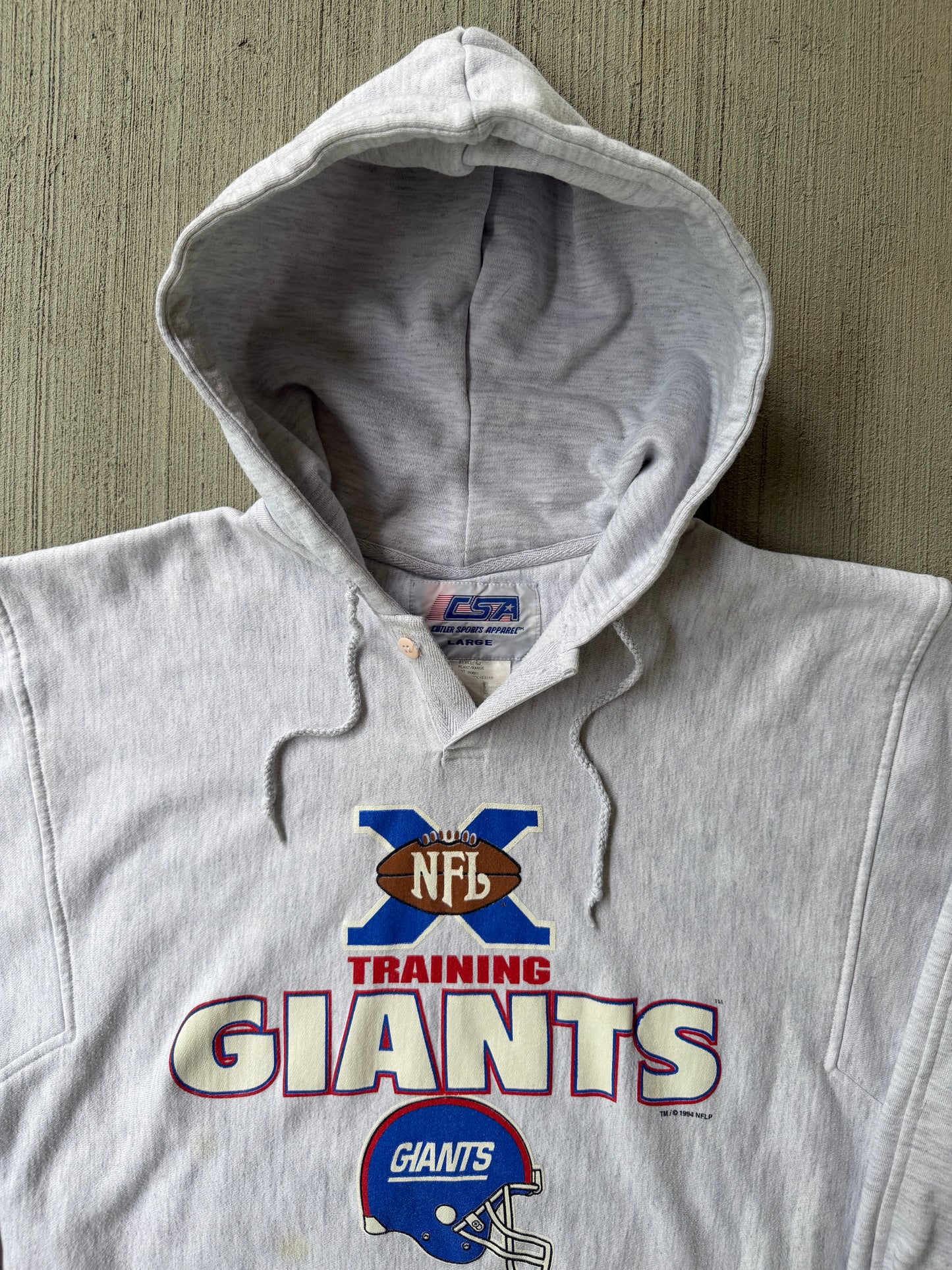 Vintage 1994 New York Giants Training Hoodie