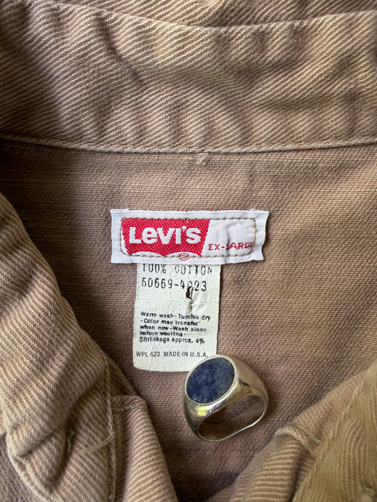 Vintage 1970s Levi’s White Tab Western Button Up