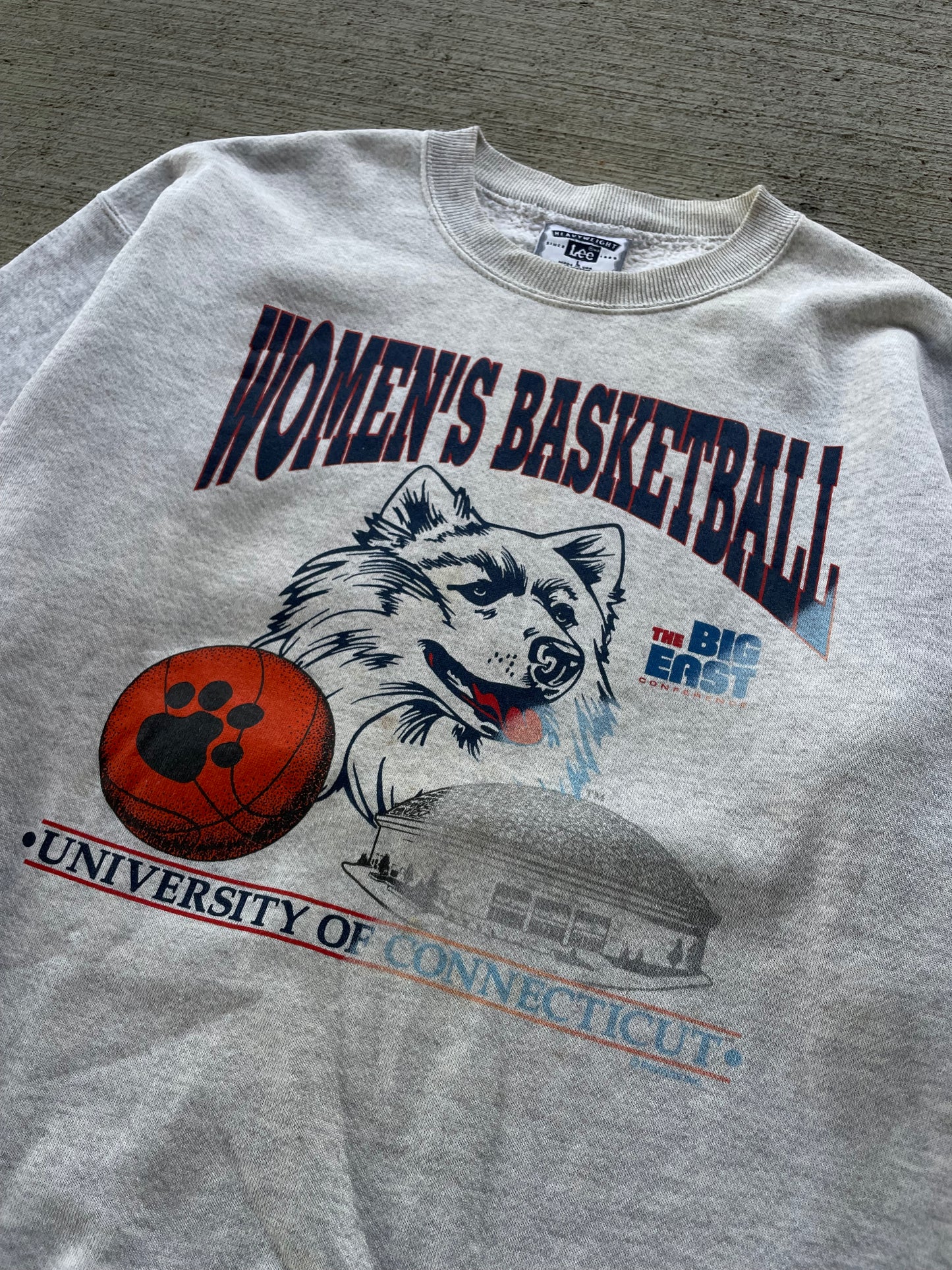 90s Uconn Women’s Basketball Crewneck Sweatshirt