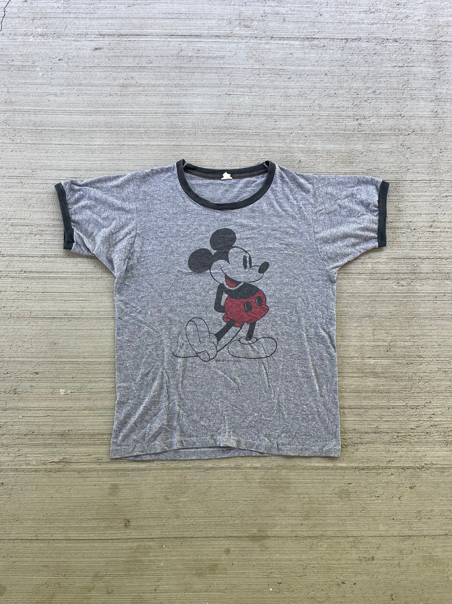 Vintage 1980s Mickey Mouse Ringer Tee