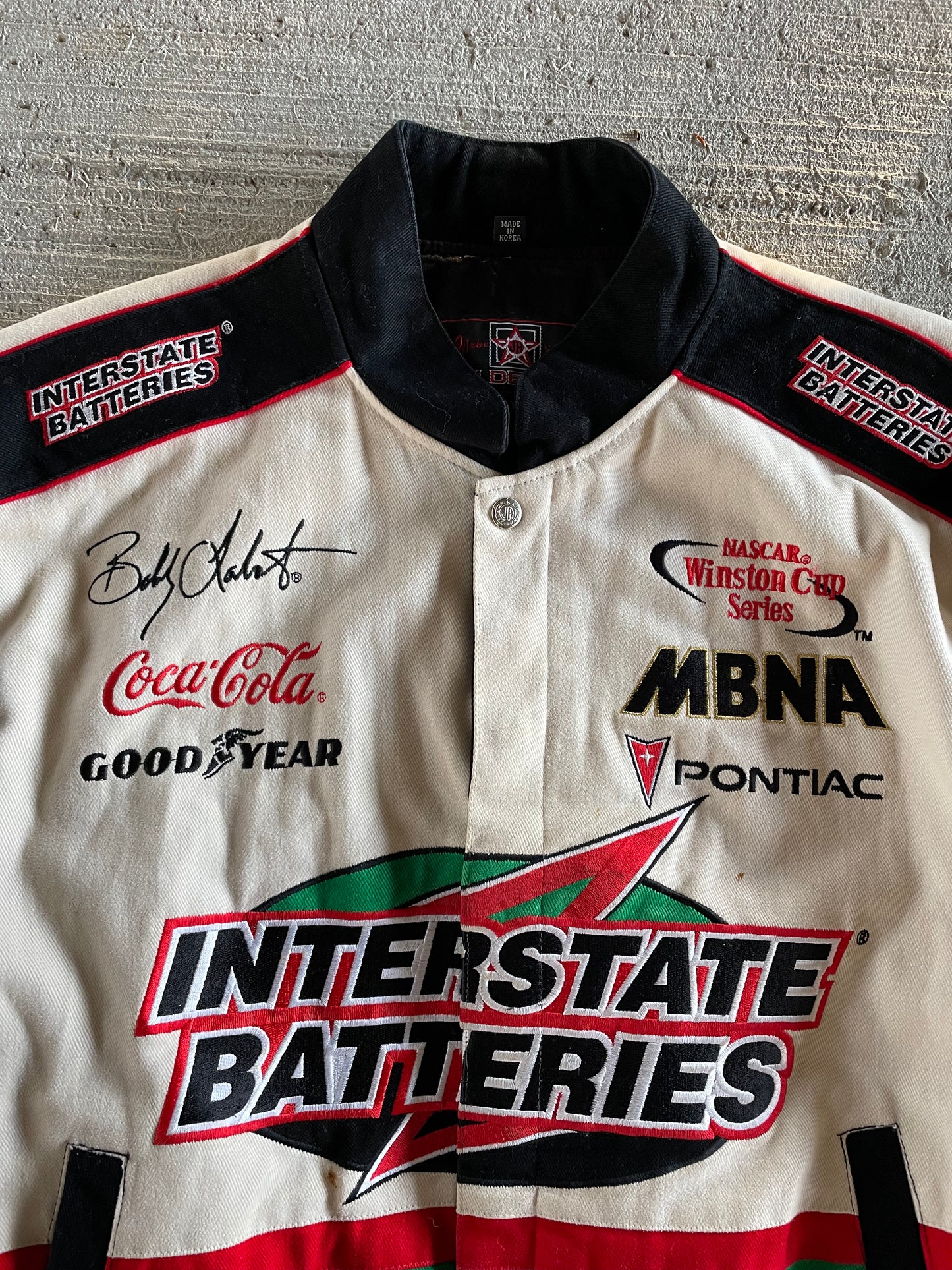 90s Nascar Bobby Labonte Interstate Batteries Racing Jacket