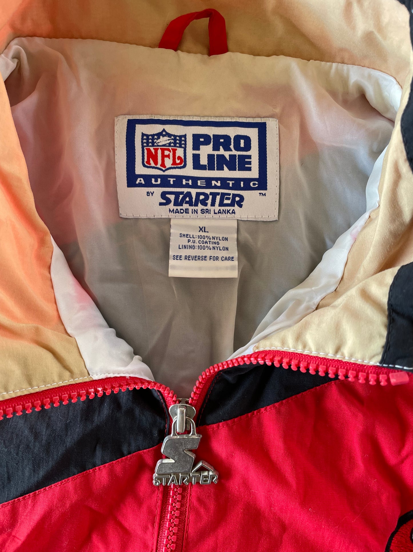 90s San Francisco 49ers Starter Zip-Up