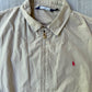 Vintage 1980s Polo Ralph Lauren Beige Harrington Bomber Jacket