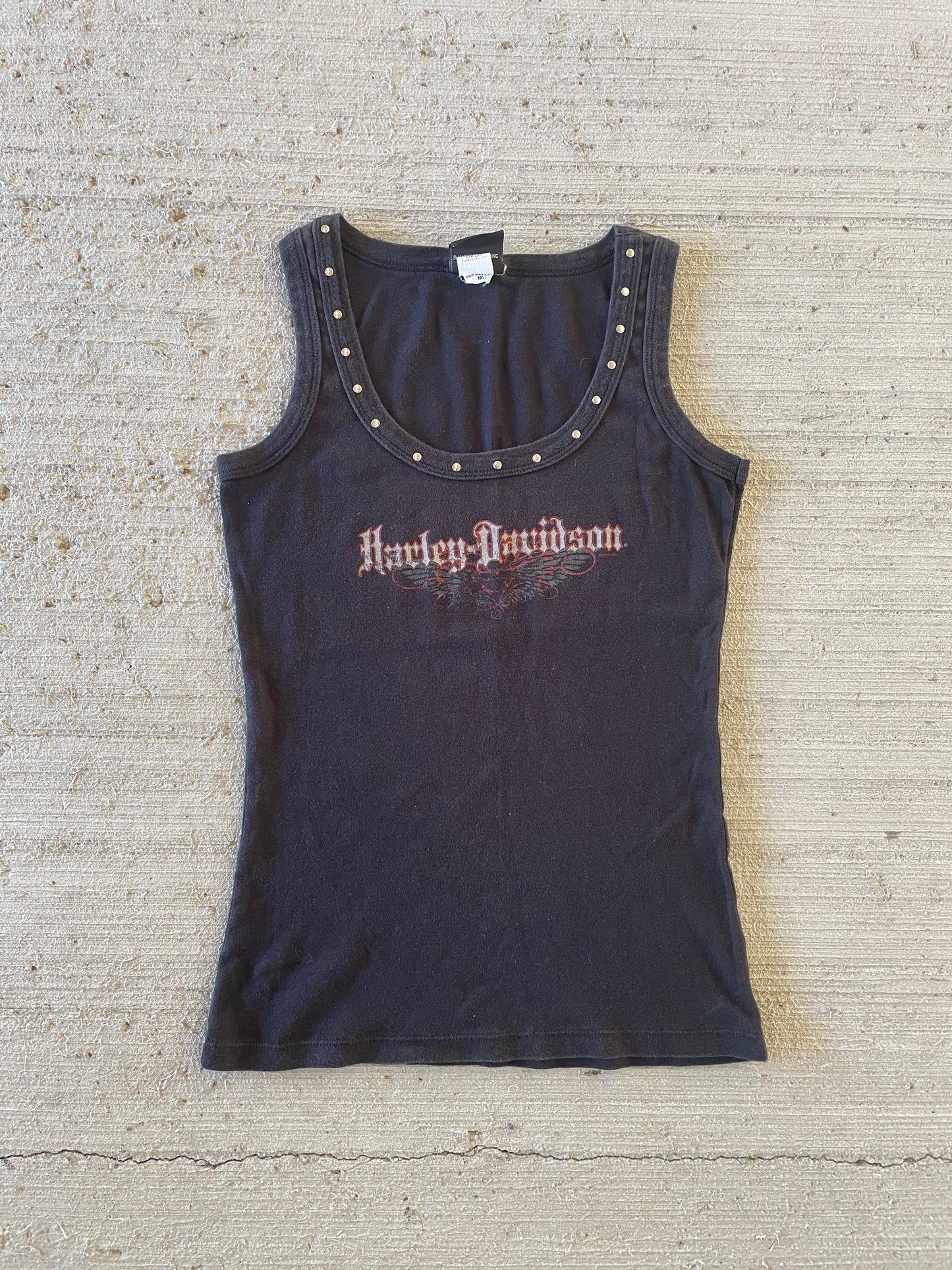 Y2K Harley Davidson Studded Tank (women’s)