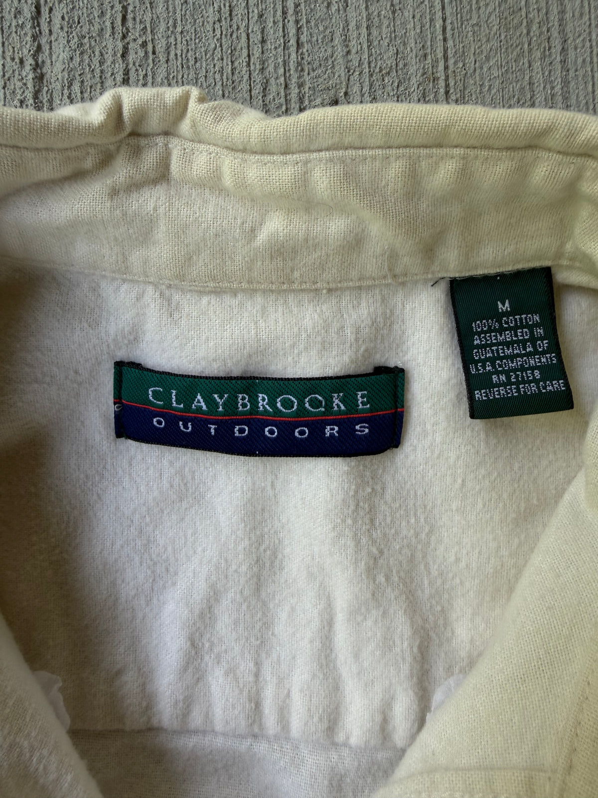 Vintage 1990s Claybrook Flannel