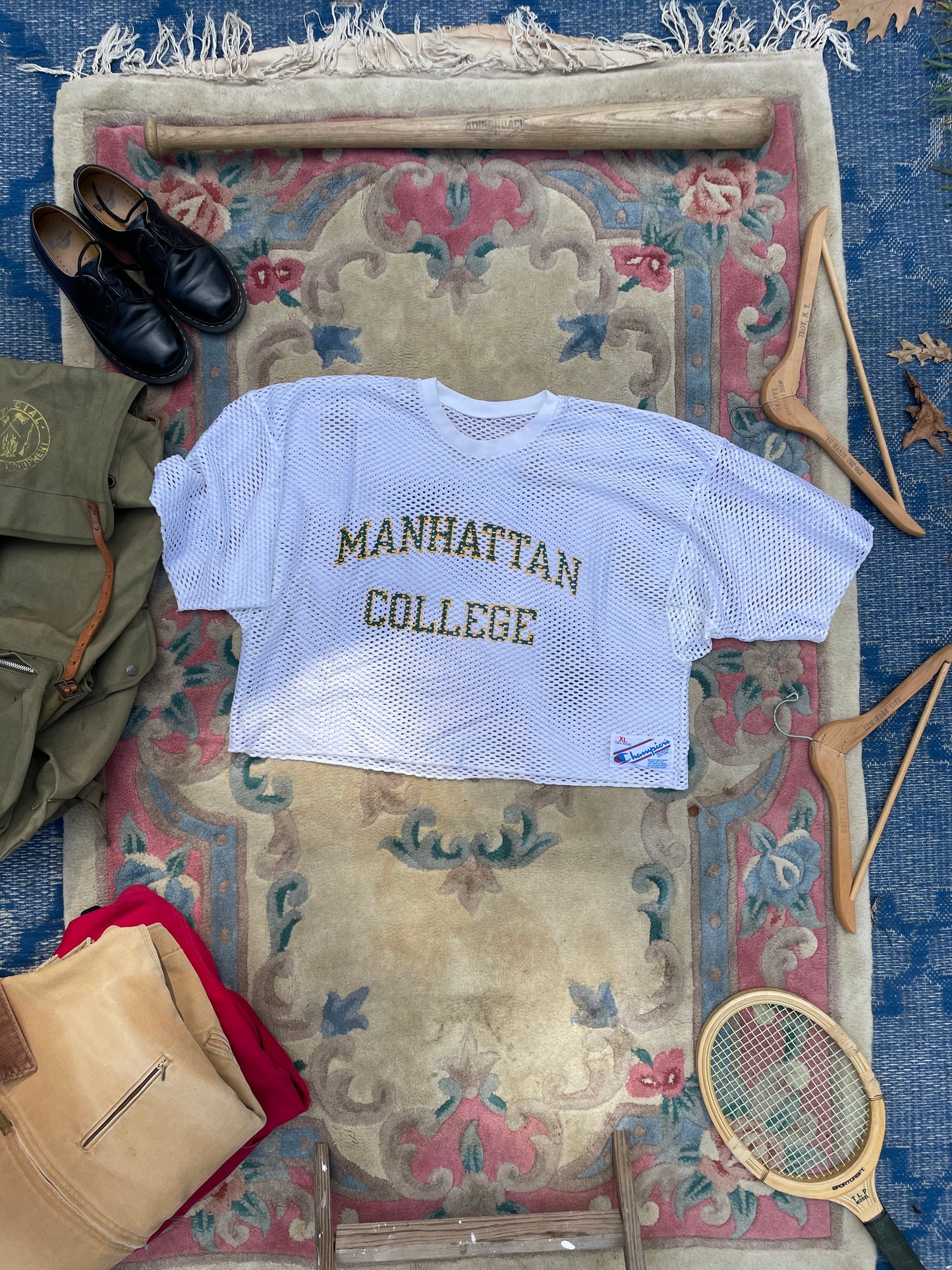 Vintage 1980s Champion Manhattan College Jersey