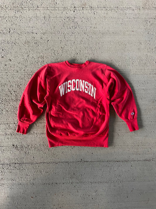 90s Champion Reverse Weave Wisconsin Sweatshirt