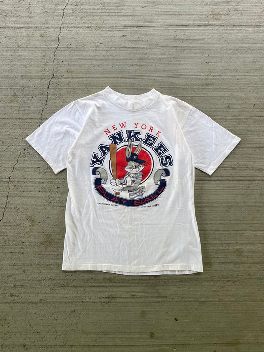 Vintage 1989 Bugs Bunny NY Yankees Tee
