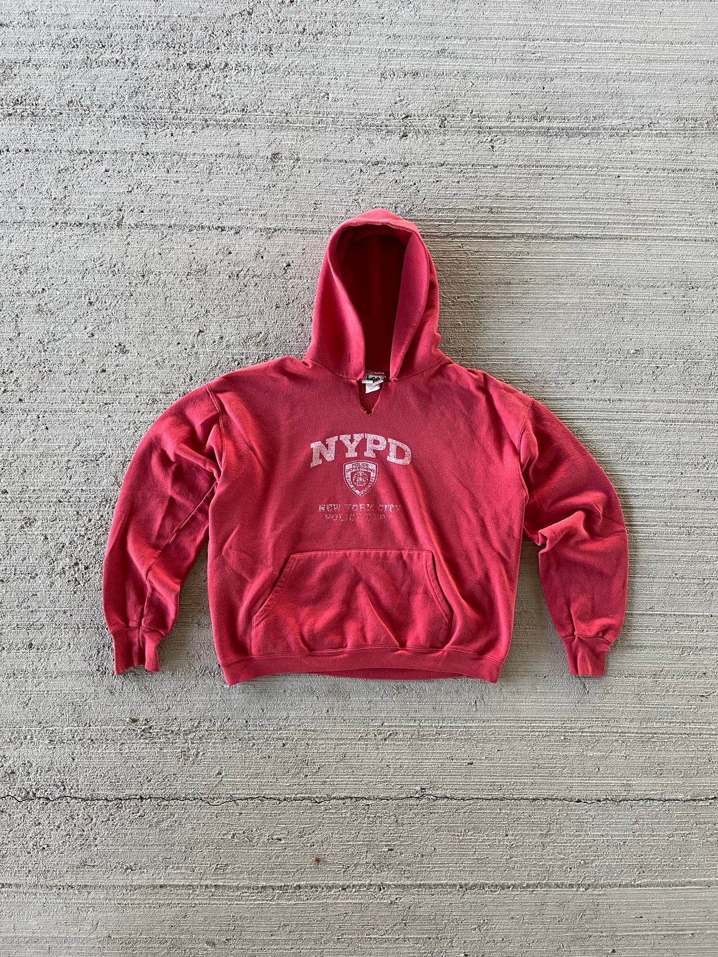 90s Distressed NYPD Hoodie