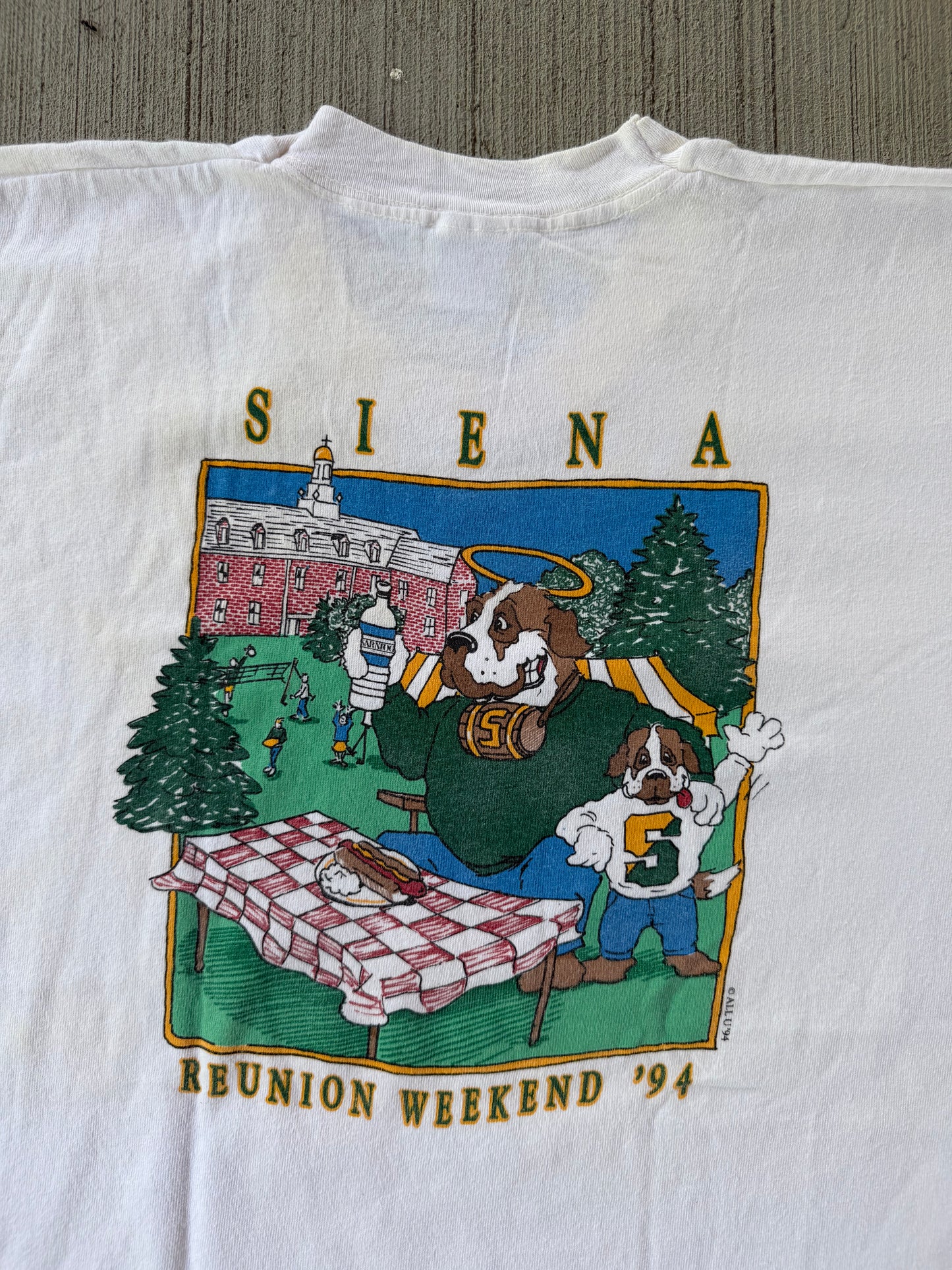 Vintage 1994 Siena Reunion Weekend Tee