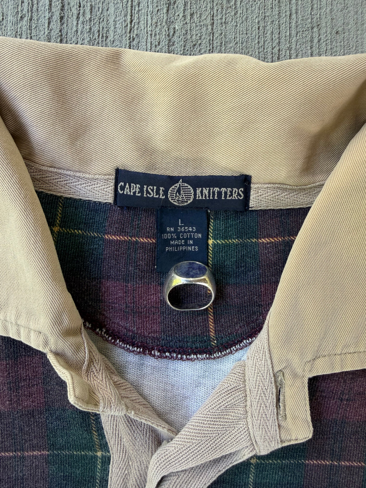 Vintage 1990s Cape Isle Knitters L/S Polo