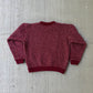 Vintage 1980s L.L. Bean Birdseye Wool Sweater