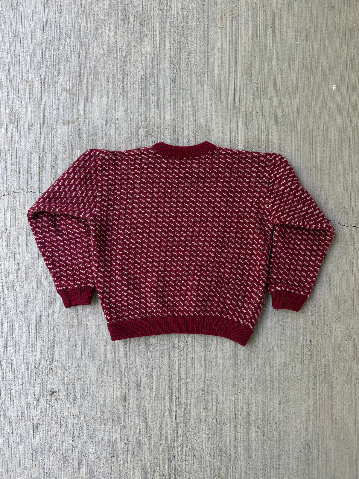 Vintage 1980s L.L. Bean Birdseye Wool Sweater