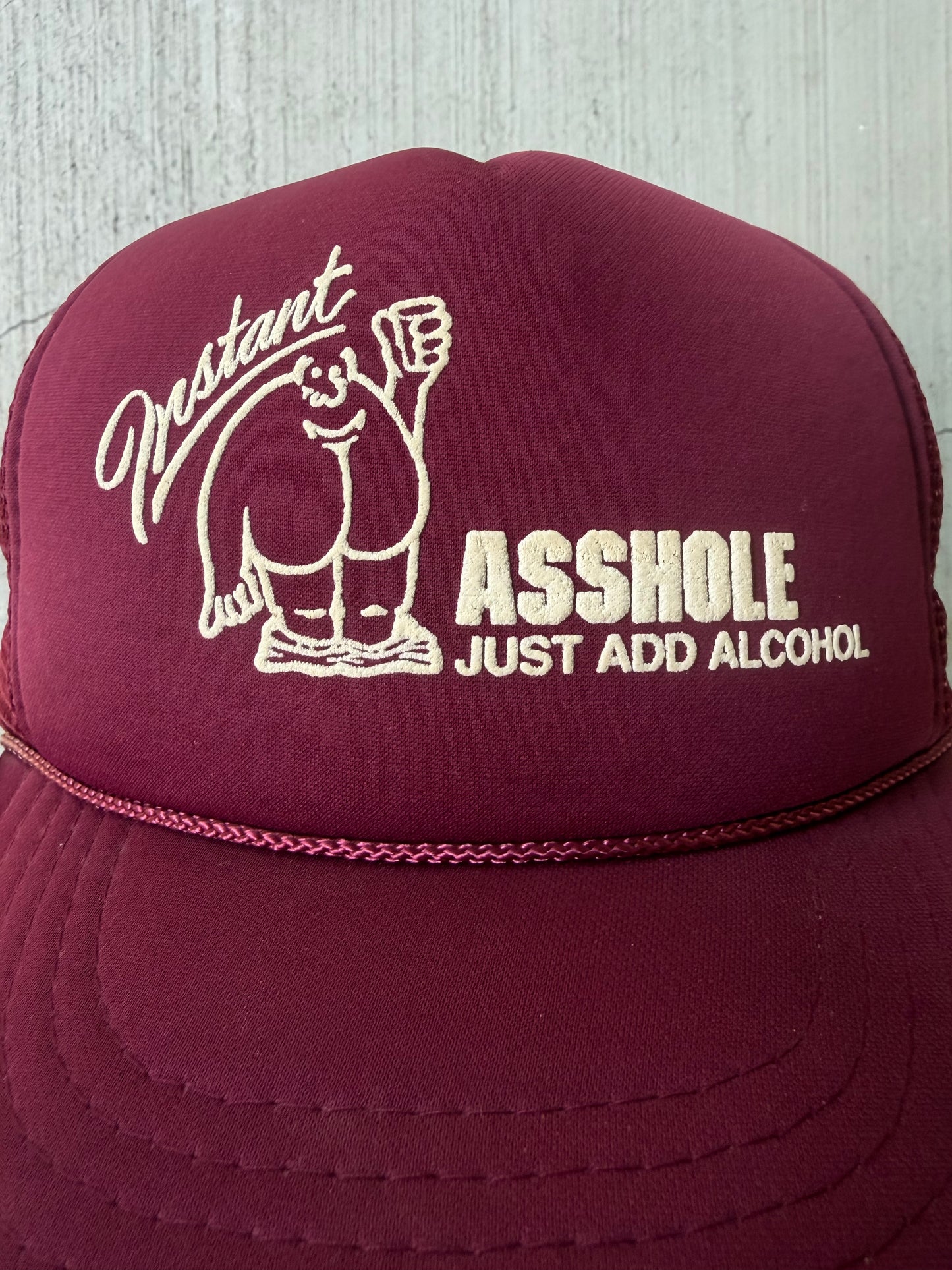 Vintage 90s Instant A**hole Trucker Hat