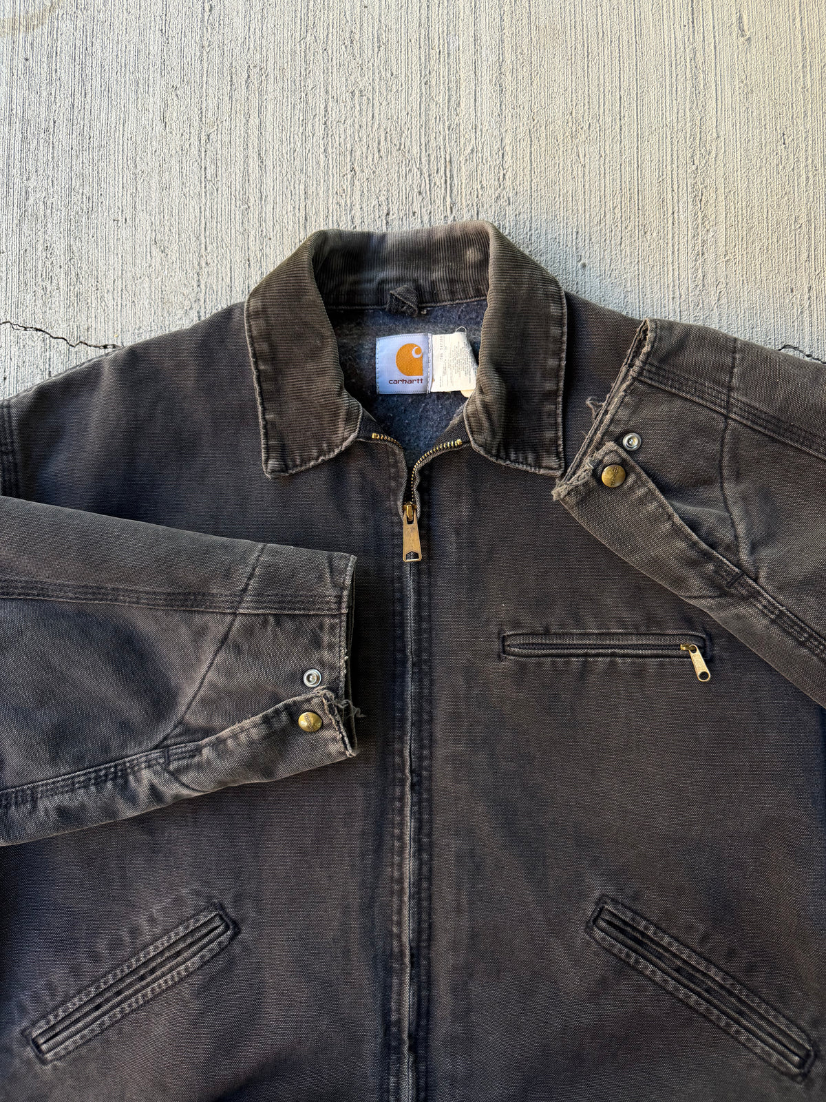 Vintage 90s Carhartt J43 ONX Detroit Blanket Lined Jacket