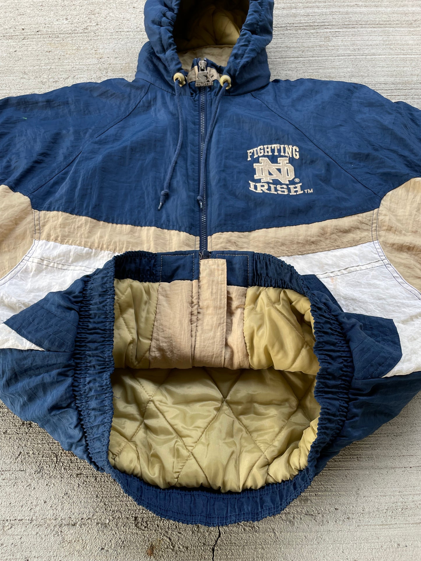 90s Notre Dame Fighting Irish Starter Jacket