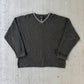 Vintage 1990s Eddie Bauer Lambswool V-Neck Sweater