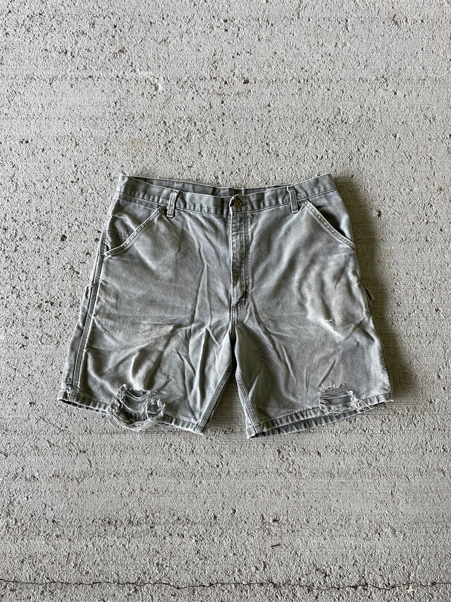 2000s Distressed Olive Carhartt Shorts