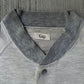 Vintage 1980s GAP Heavily Distressed Button Snap Sweatshirt