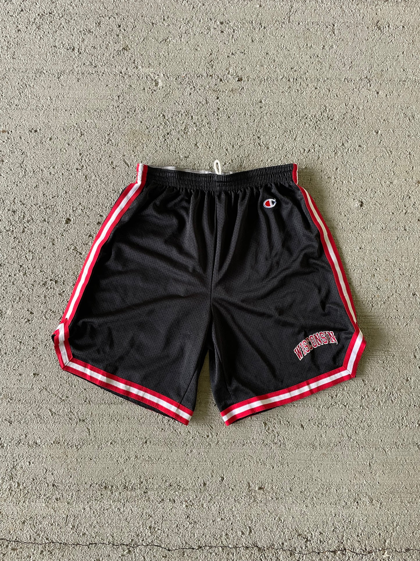 90s Champion Wisconsin Mesh Shorts