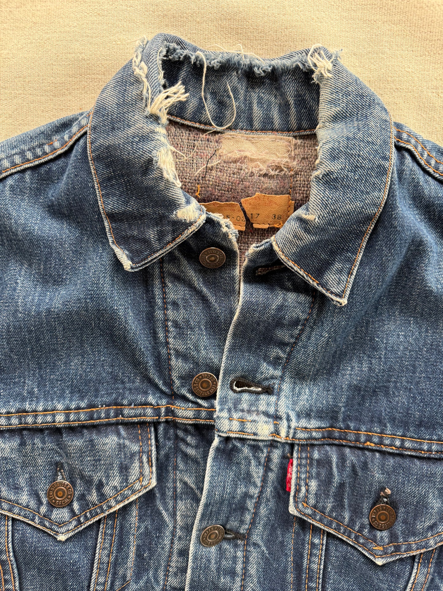 Vintage 60s Levi’s Type 3 Big E Lined Denim Jacket