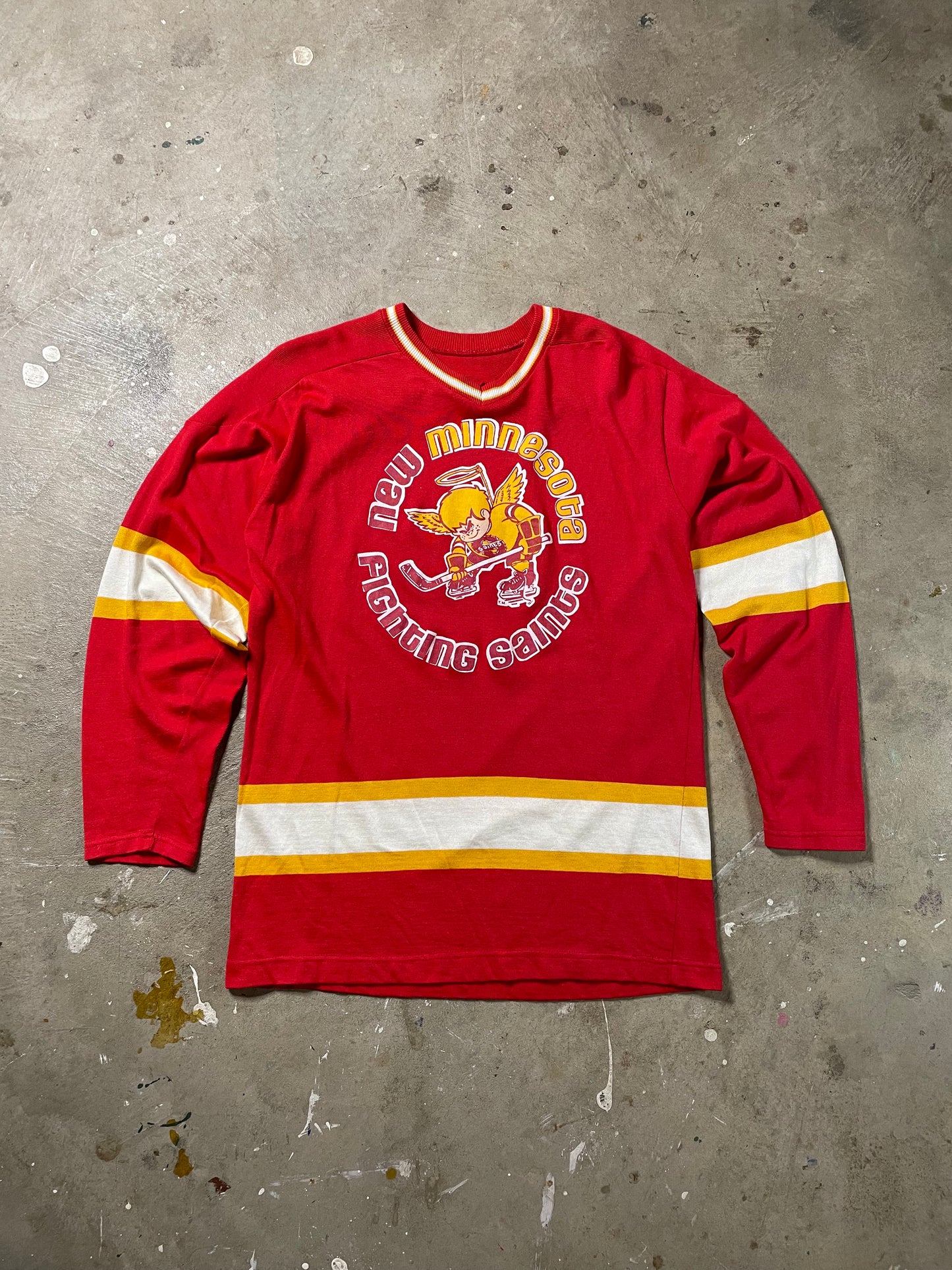 1976 New Minnesota Fighting Saints Hockey Jersey