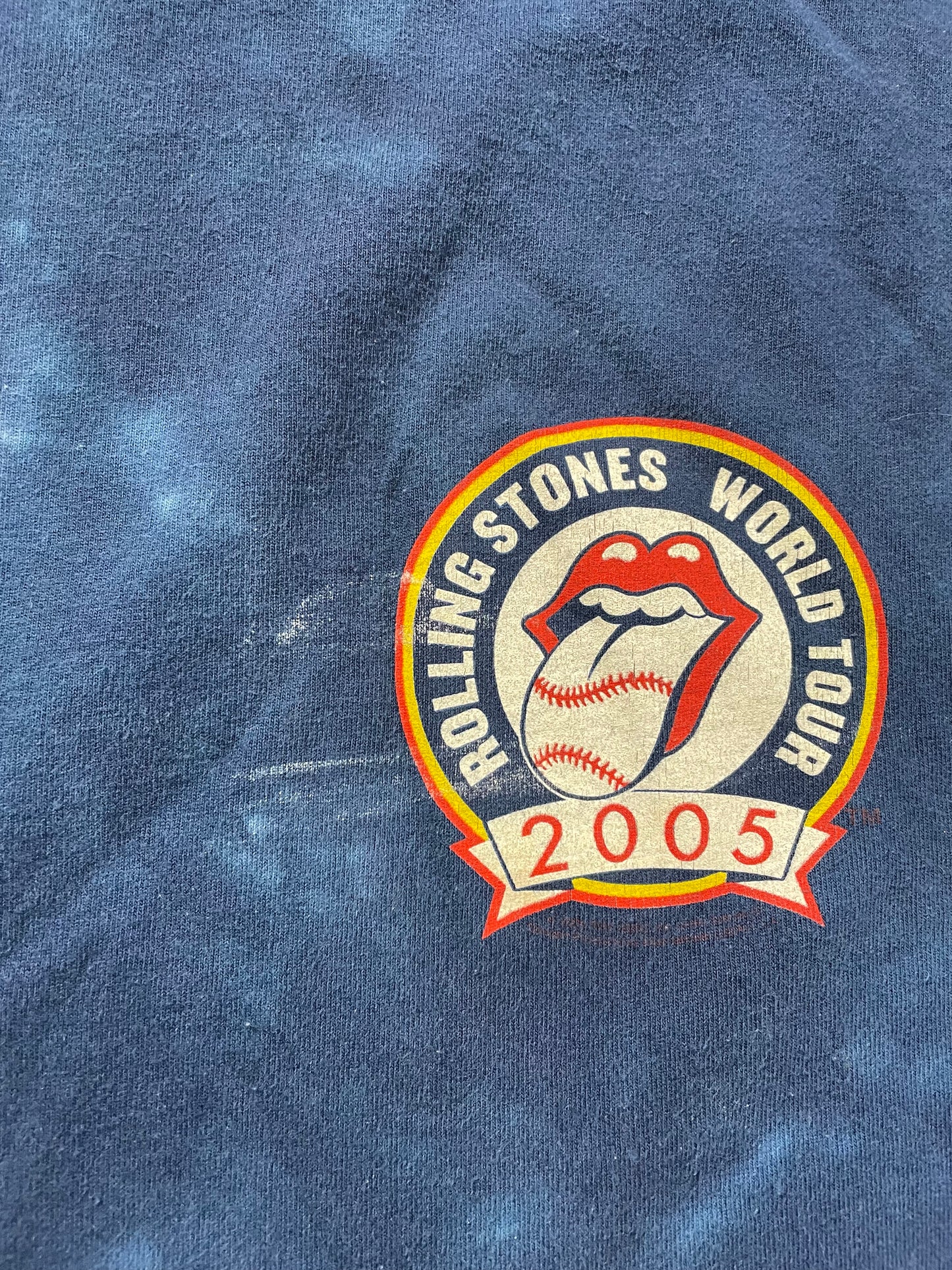 2005 Rolling Stones Boston Red Sox Tour Tee