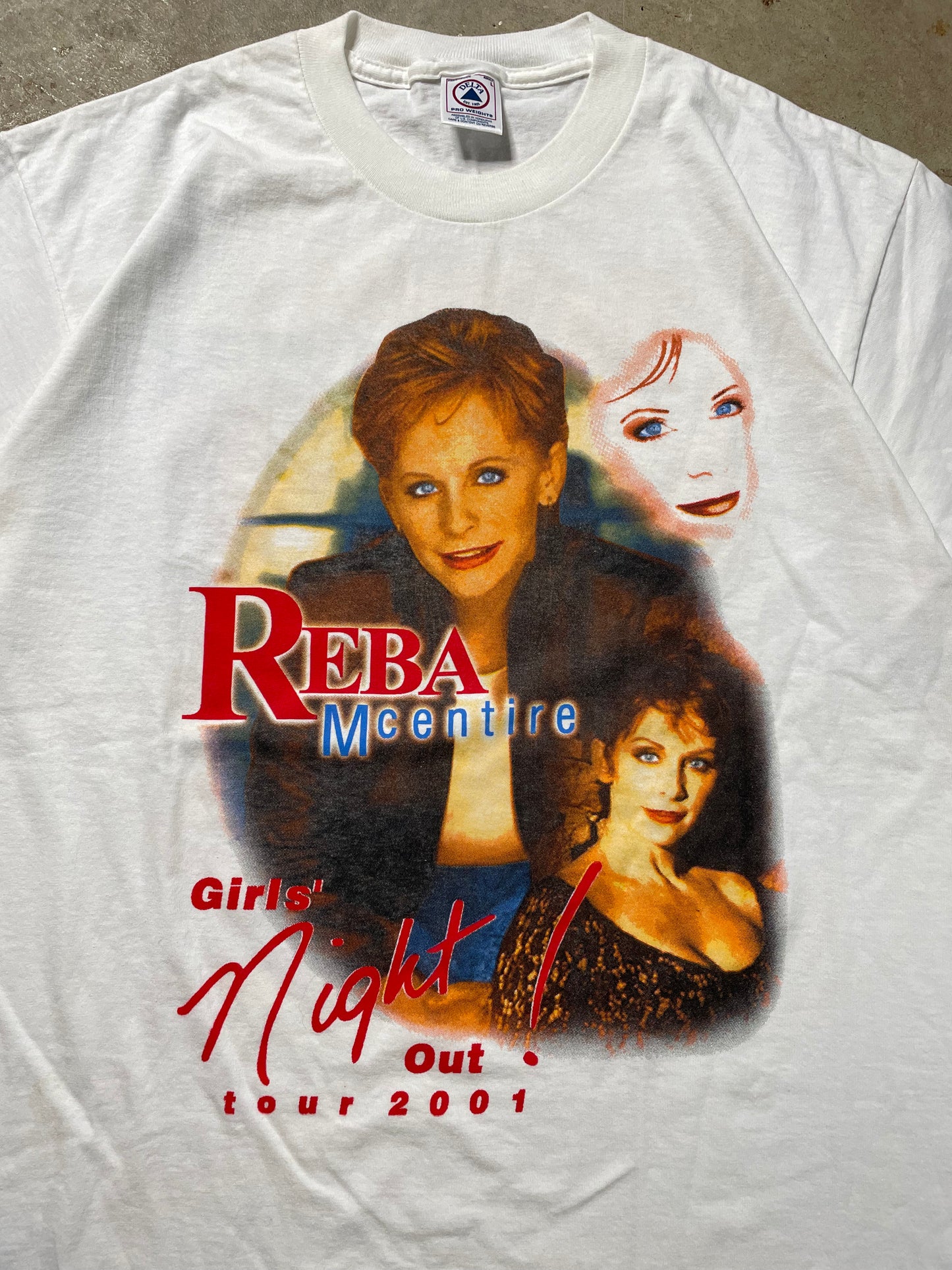 2001 Reba Mcentire ‘Girl’s Night Out’ Tour Tee