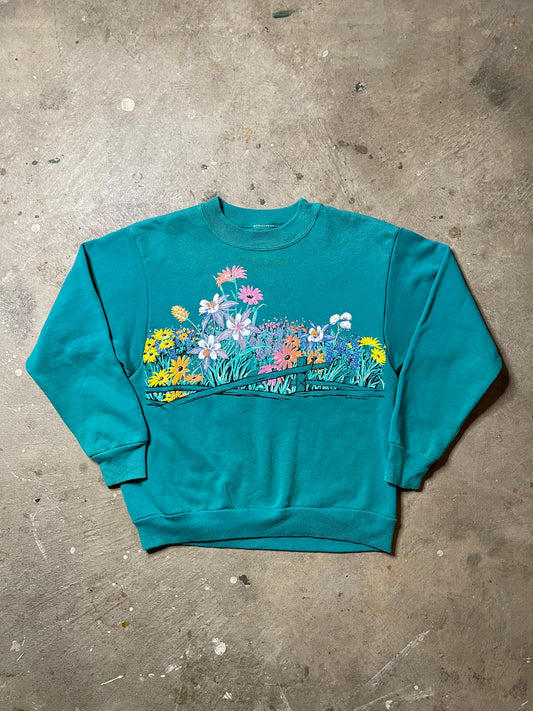 1990 Floral Crewneck