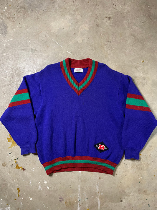 1980s Italian Wool Cricket Sweater