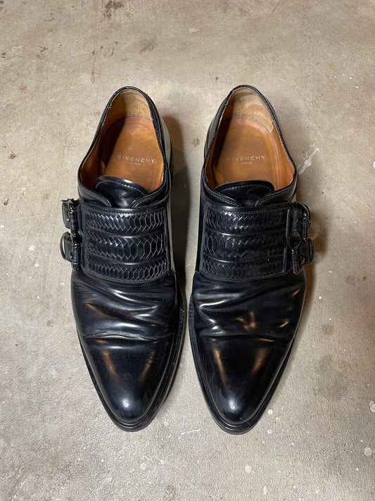Givenchy Napoleone Leather Double Monk Shoe