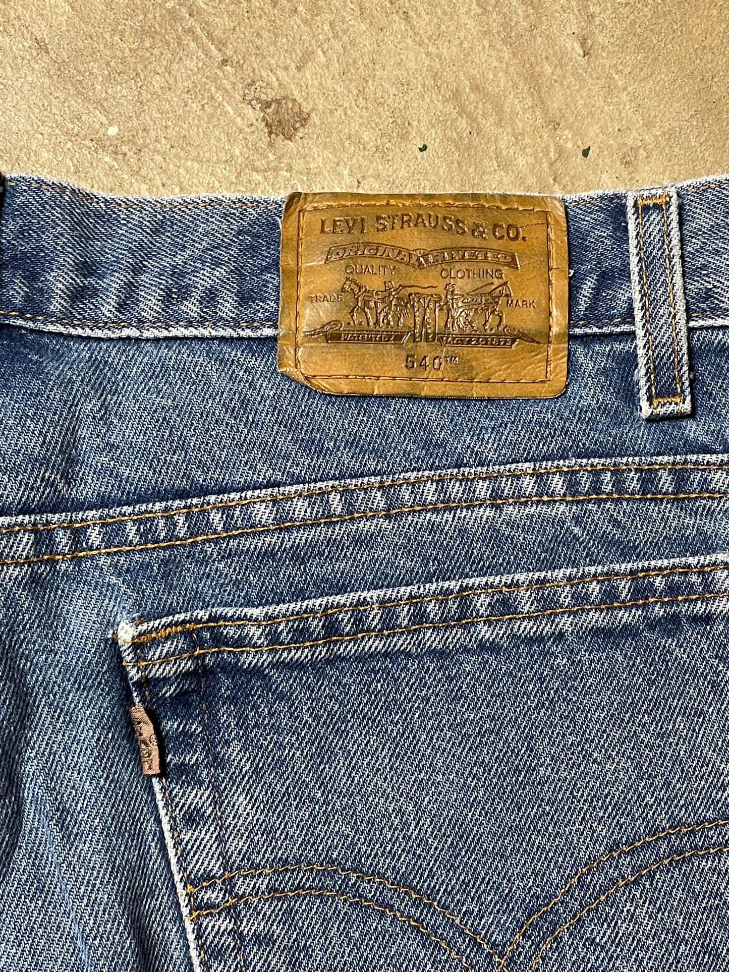 Vintage Brown Tab 540 Levi’s Jeans