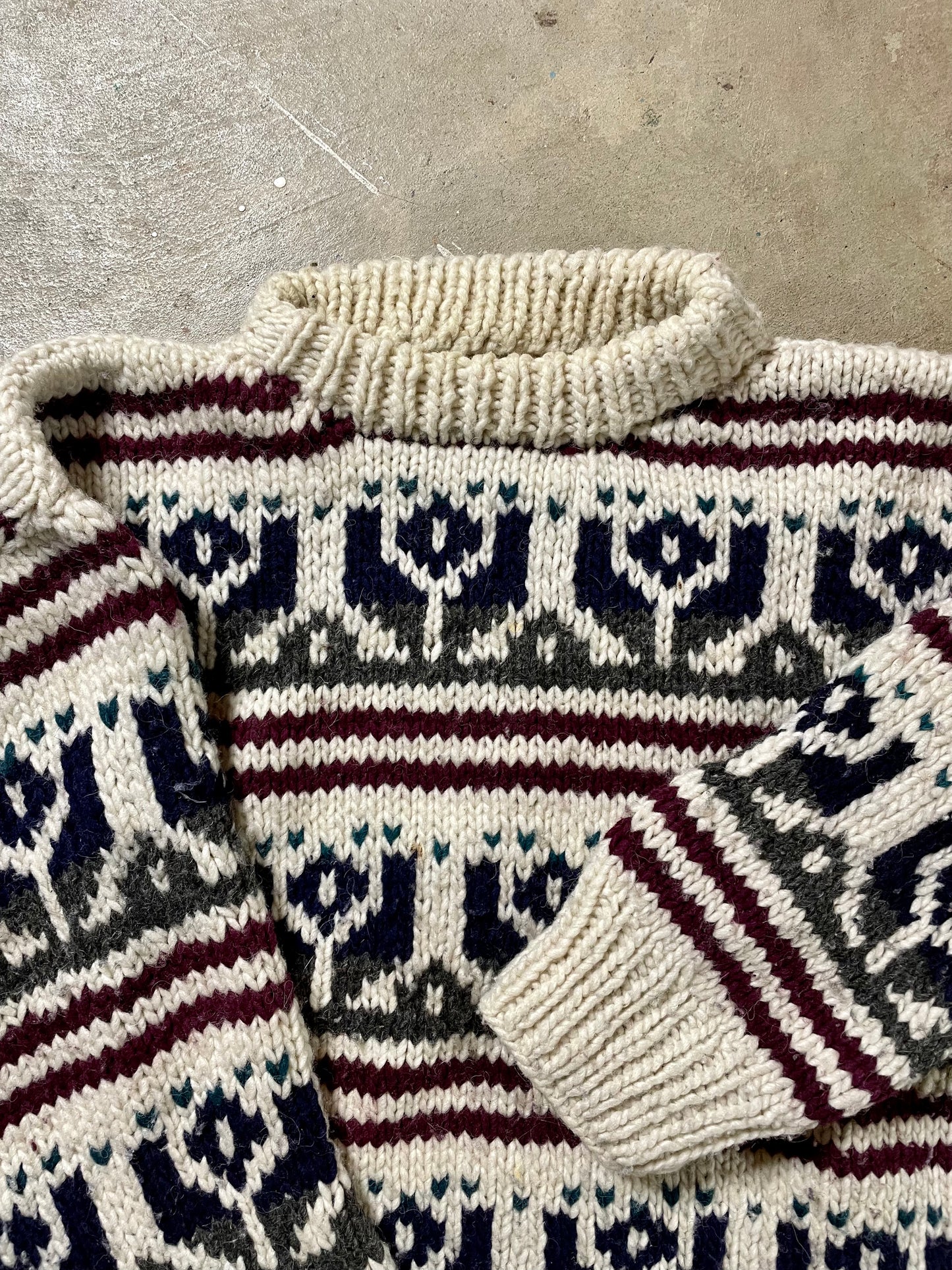 Vintage Otavalo Wool Sweater
